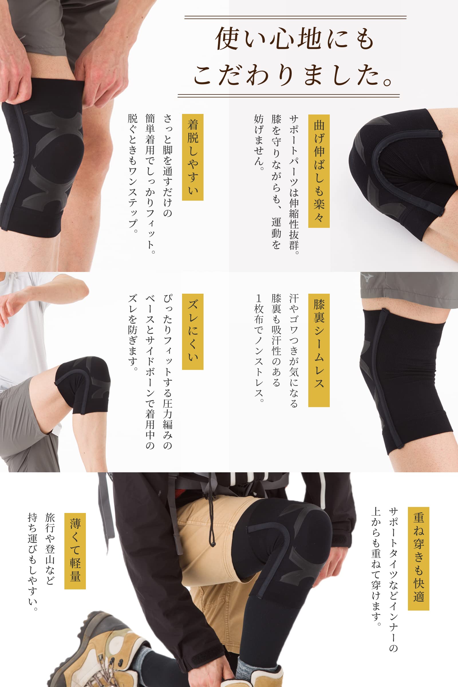 Amazon.co.jp: Runtage(ランテージ) ダブルX ニーサポーター(片足用1